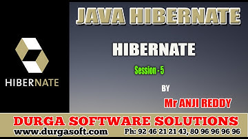 Java Frame work || Hibernate Session - 5