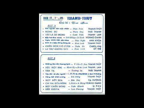 Video Băng nhạc Thanh Thúy 3 Thu âm trước 75 - youtube