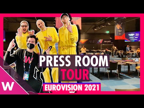 Eurovision 2021 Press Centre tour - Rotterdam Ahoy Vlog