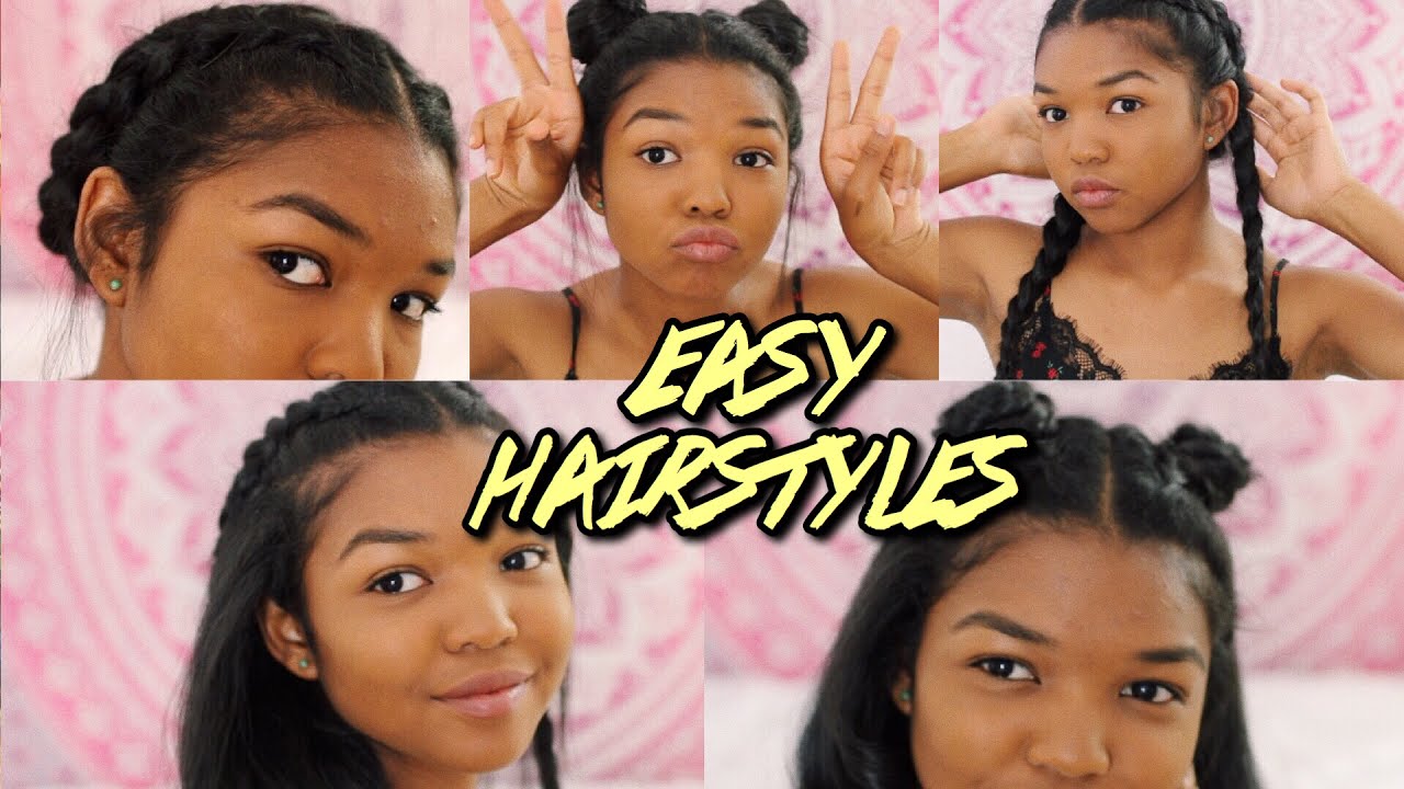 Easy & Cute Hairstyles for Everyday and School │ California Crystal -  YouTube