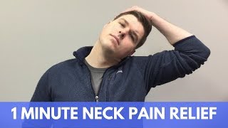 1 Minute Pain Relief: Neck Stretches