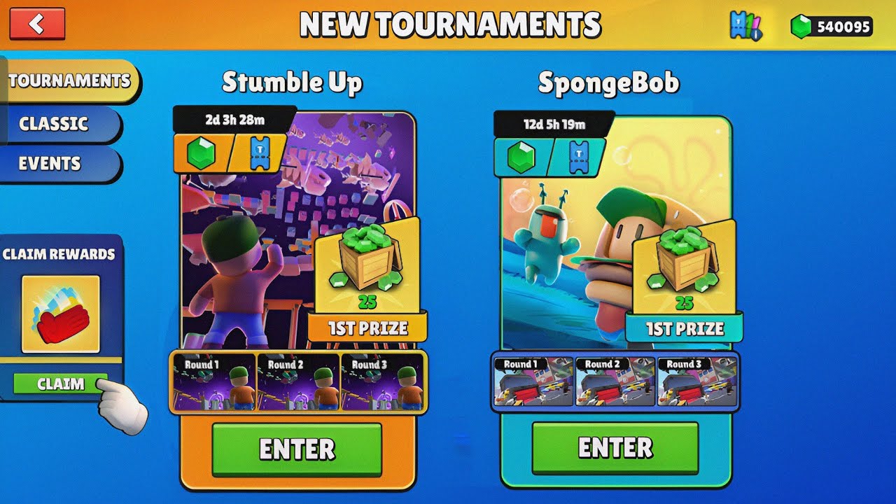 🏆PLAYING THE NEW PRATICE MODE TOURNAMENTS🏆1ST PLACE?🥇STUMBLE GUYS 🌟 