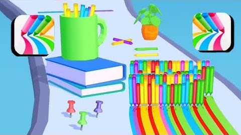 Pencil Rush 3D Max Level - All Levels Gameplay (iOS & Android) Walkthrough part 11