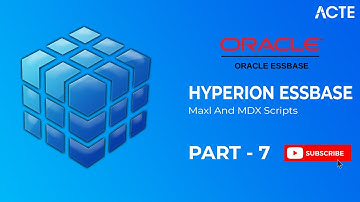 Hyperion Oracle Essbase - MAXL and MDX Script | Hyperion Essbase Course | ACTE