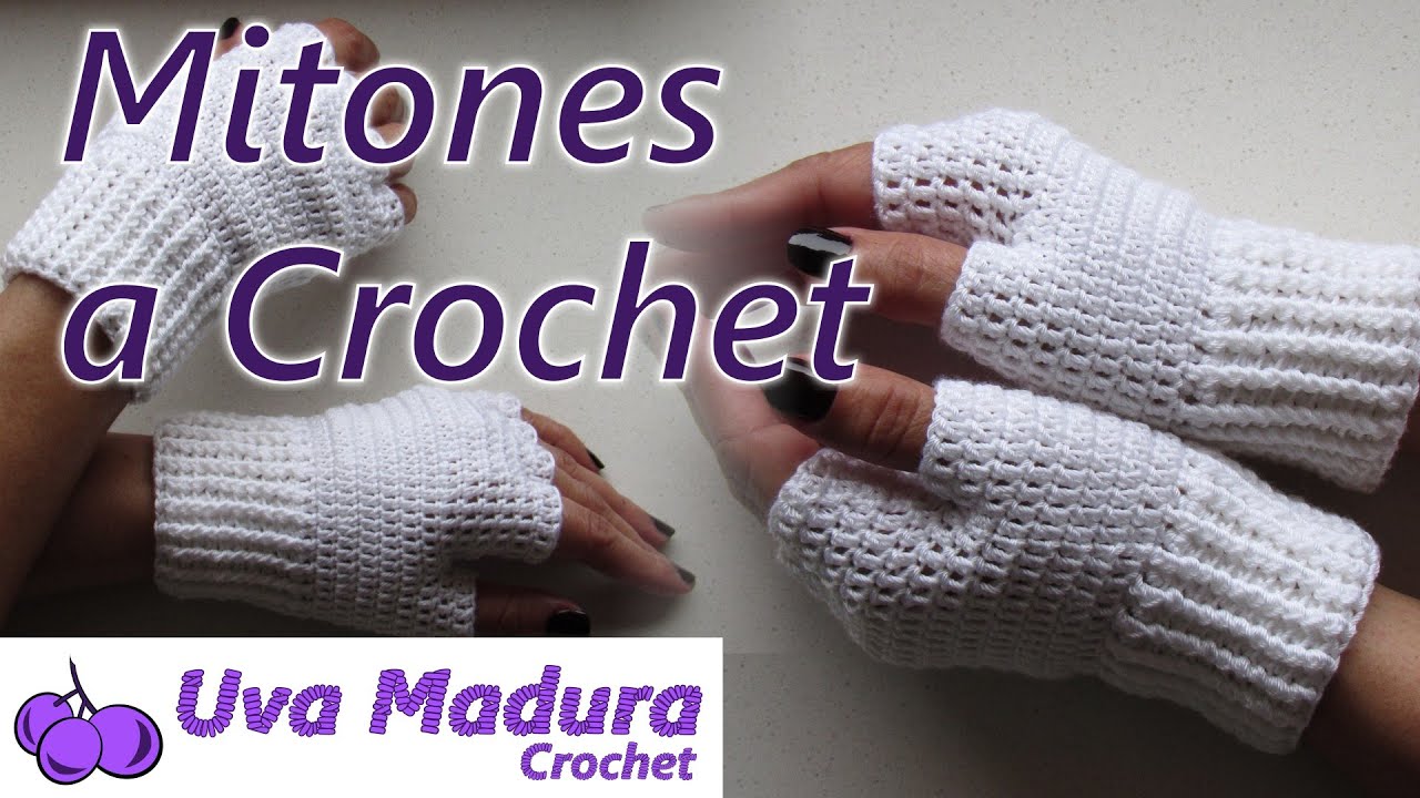 Guantes de mujer patrón de tejido guantes sin dedos guantes