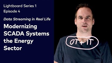 Data Streaming in Real Life: Manufacturing - Modernizing SCADA and OT/IT in the Energy Sector