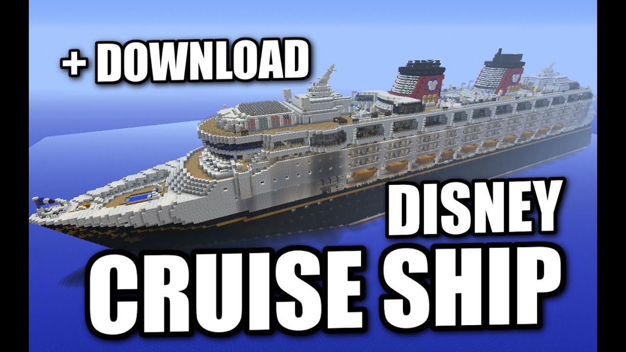 Minecraft Ps3 Disney Wonder Cruise Ship Epic Map Download Review Ps4 Xbox Youtube