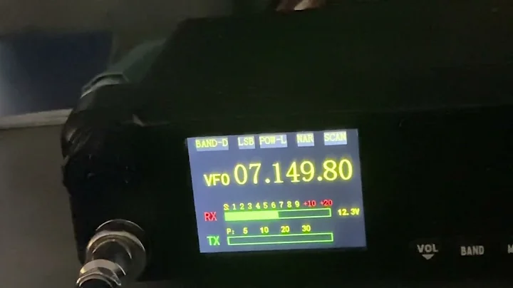 Receiving the 40 meter band on the hamgeek 6699 