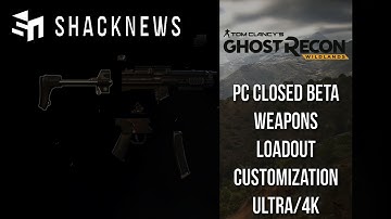 Ghost Recon Wildlands - Gunsmith Weapons Loadout Customization PC Ultra Settings/4K Gameplay