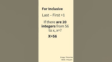 Number of integers in an interval-2  #shorts #quant #gre #simplemathstricks