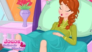 Jogos de Elsa e Rapunzel Grávidas: Encontre os Presentes no Meninas Jogos
