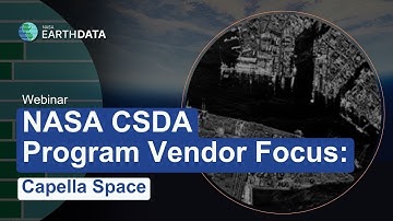 NASA CSDA Program Vendor Focus—Capella Space