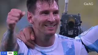 Lionel Messi vs Brazil Copa America 2021