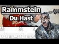 Rammstein - Du Hast | Guitar Tabs Tutorial