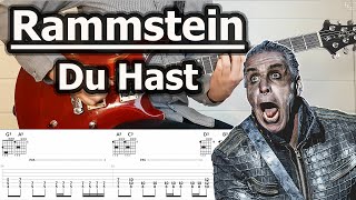 Rammstein - Du Hast | Guitar Tabs Tutorial