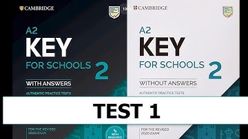 KET  A2 Key for Schools 2 Tests 1