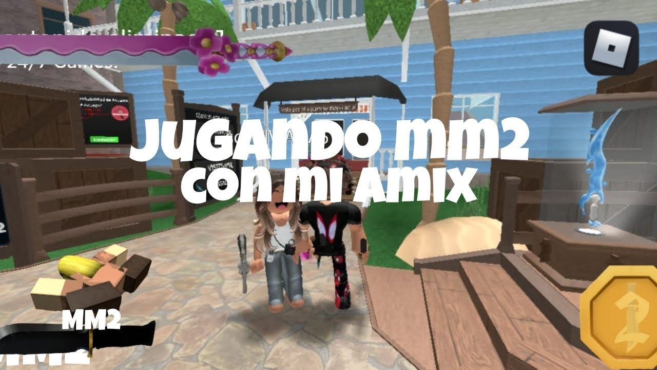 🤭JUGANDO MM2 CON MI AMIGA ISABEL 🙃|Viviana_juegos| - YouTube