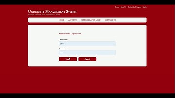 University Management System | Java JSP Servlet Project Tutorial | Java JSP CRUD Project