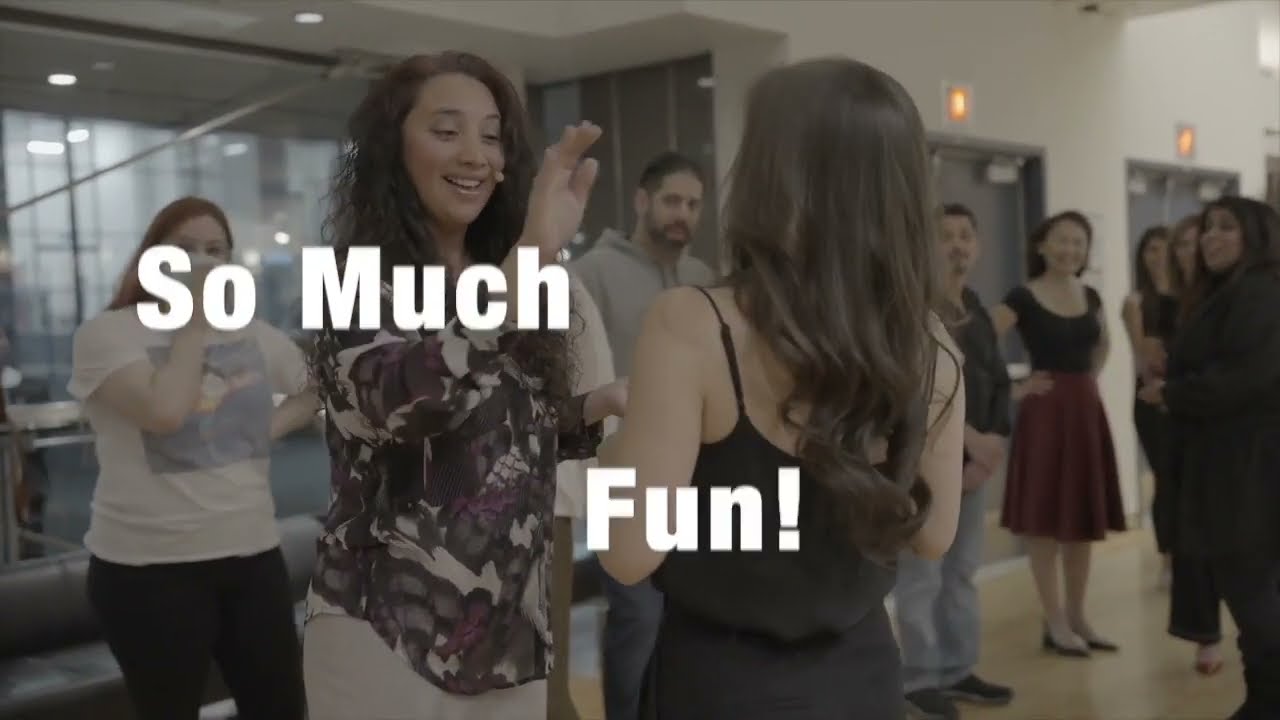 Nina Perez Teaching Salsa and Bachata at Queen Elizabeth Theatre with Dance In Transit - Vancouver