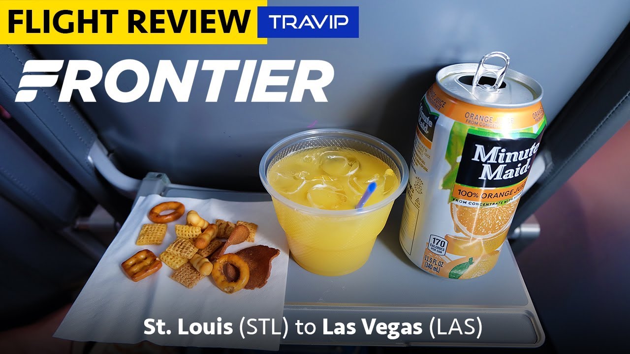 Frontier Airlines Review: St. Louis to Las Vegas | Travip Flight Review - YouTube