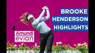 Brooke Henderson | Final Round Highlights | 71 (PAR) | The Amundi Evian Championship