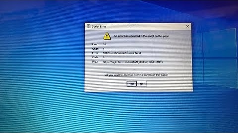 HOW TO FIX TO SCRIPT ERROR | AN ERROR HAS OCCURRED IN THE SCRIPT WINDOW 10 window  11 script error 