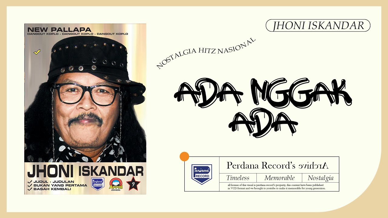 Jhoni Iskandar ft New Pallapa - Ada Nggak Ada (Official Music Video)