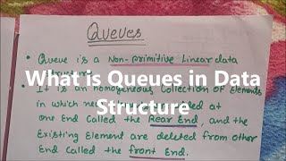 Introduction to Queues | Queue in data structure | What is Queue and it's operation ?