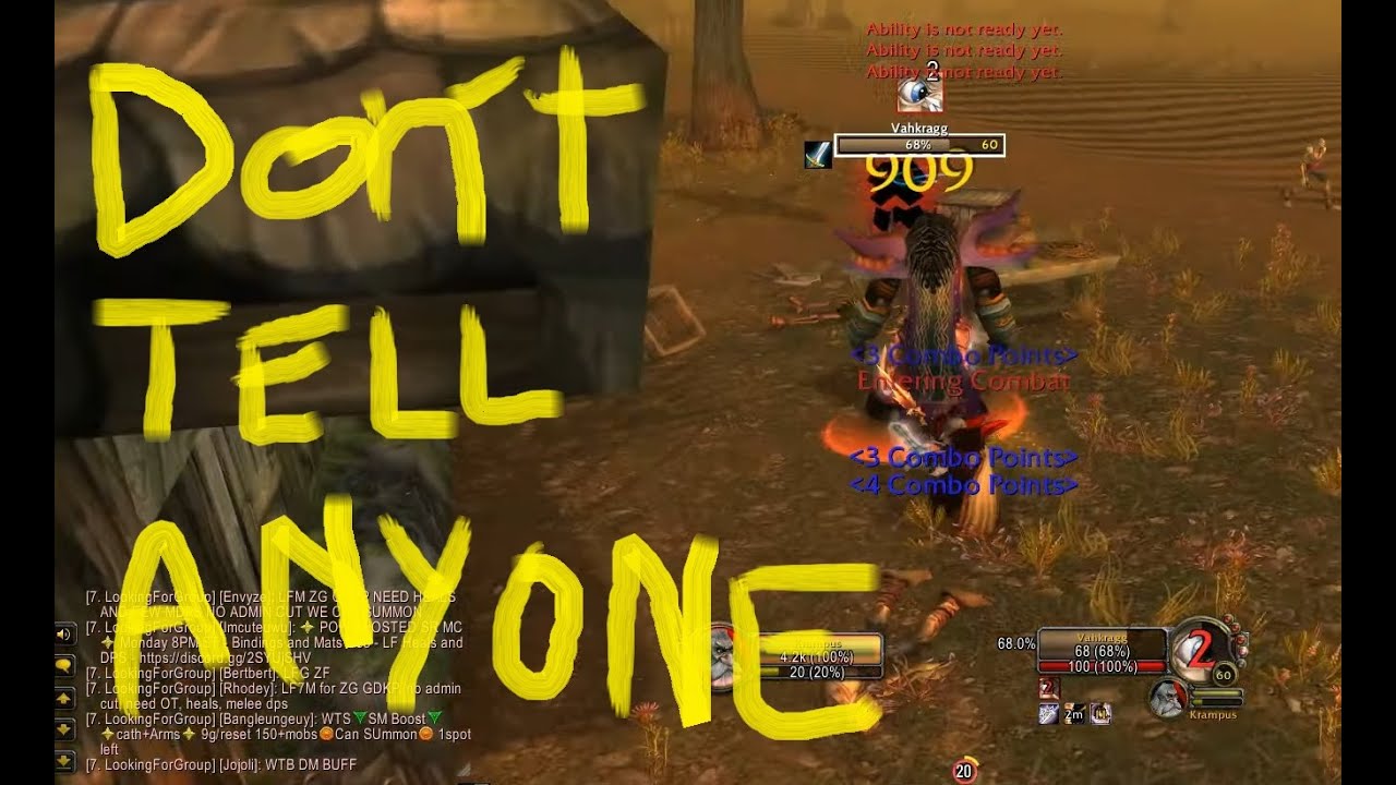 The secret method to kill warriors for rogues YouTube