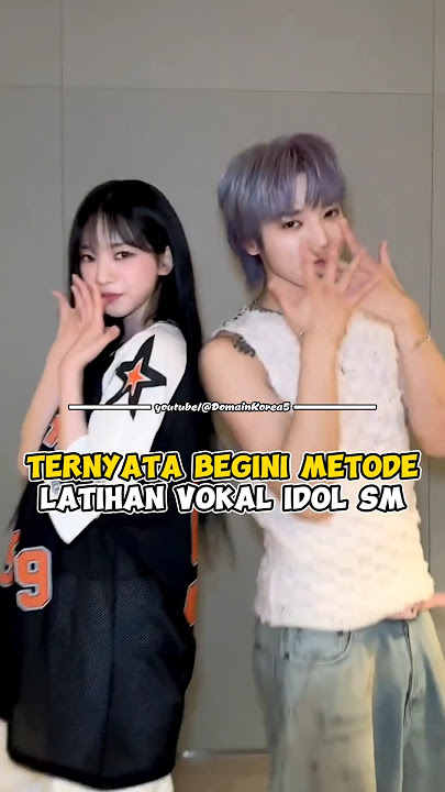 Ternyata begini Metode latihan vokal idol SM #kpop #shorts