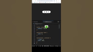 ✨Hover Button with Social Icons  | HTML CSS Only #webdevelopment #coding #htmlcss #shorts