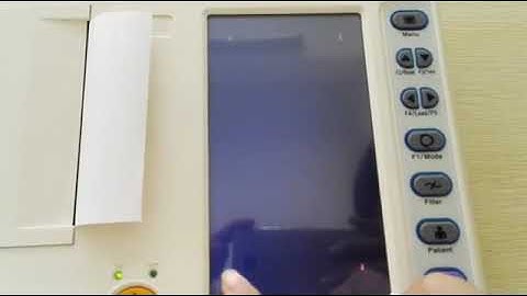 Portable six lead ECG operation Video