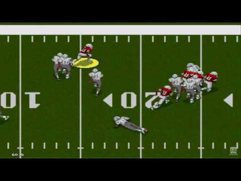 NFL Sports Talk Football u002793 Starring Joe Montana Sega Genesis Gameplay HD