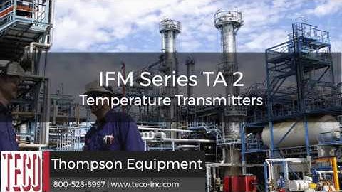 IFM Series TA2 Fast Response Temperature Transmitter