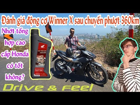 Video Đánh giá động cơ Winner X và nhớt tổng hợp Honda sau... - youtube