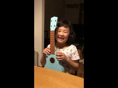 はーちゃんがウクレレを弾いてみた　きらきらぼし