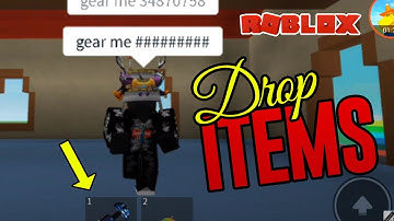 How To Drop Items On Mobile in Roblox