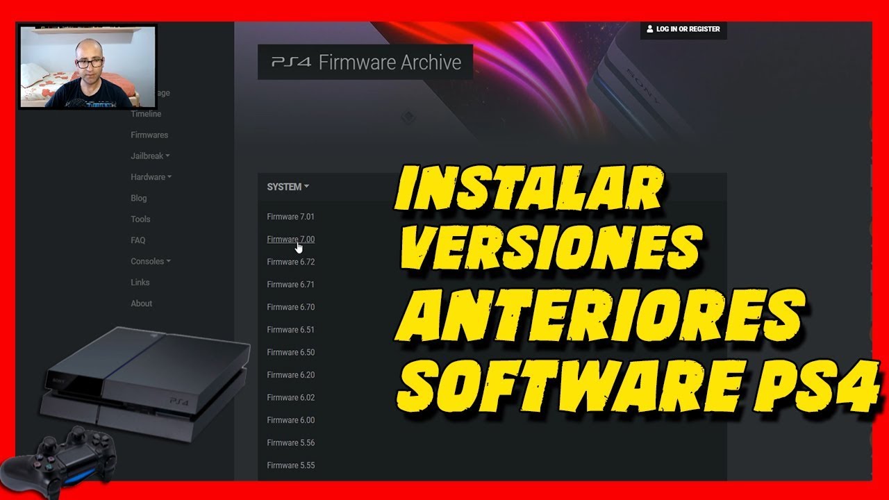 ♻️Instalar Cualquier Versión de Software Anterior de PS4 ♻️ - YouTube