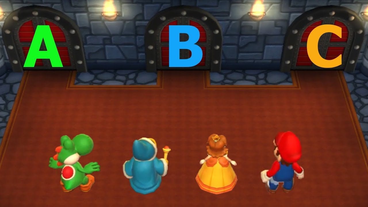 Mario Party 9 - Minigames - Yoshi vs Magikoopa vs Daisy vs Mario (Master Cpu)