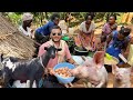 Cooking on mountain village of uganda in africa  african village cooking