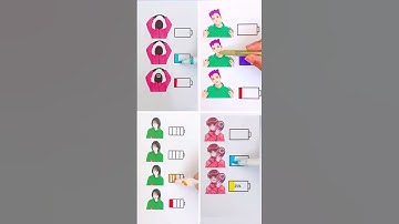 What is your battery level? Squid Game 2 #shorts #squidgame #thanos #art #youtubeshorts #gihun