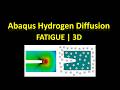 Abaqus Hydrogen Diffusion & Fatigue Modeling: 2D/3D Cracking and Damage | UMAT+UMATHT+UEL