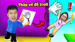 Destroy the drawing tower to troll and overcome extremely difficult challenges with bqThanh and Oc