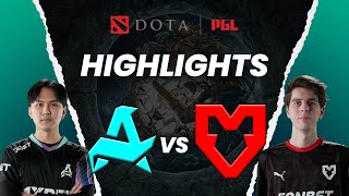 FIRST MATCH! Aurora vs MOUZ - HIGHLIGHTS - PGL Wallachia S1 l DOTA2