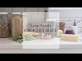 Grocery Haul Healthy | Large Family Grocery Shopping | ALDI