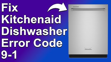 How To Fix KitchenAid Dishwasher Error Code 9-1 (Complete Troubleshooting Guide! - Electrical Issue)