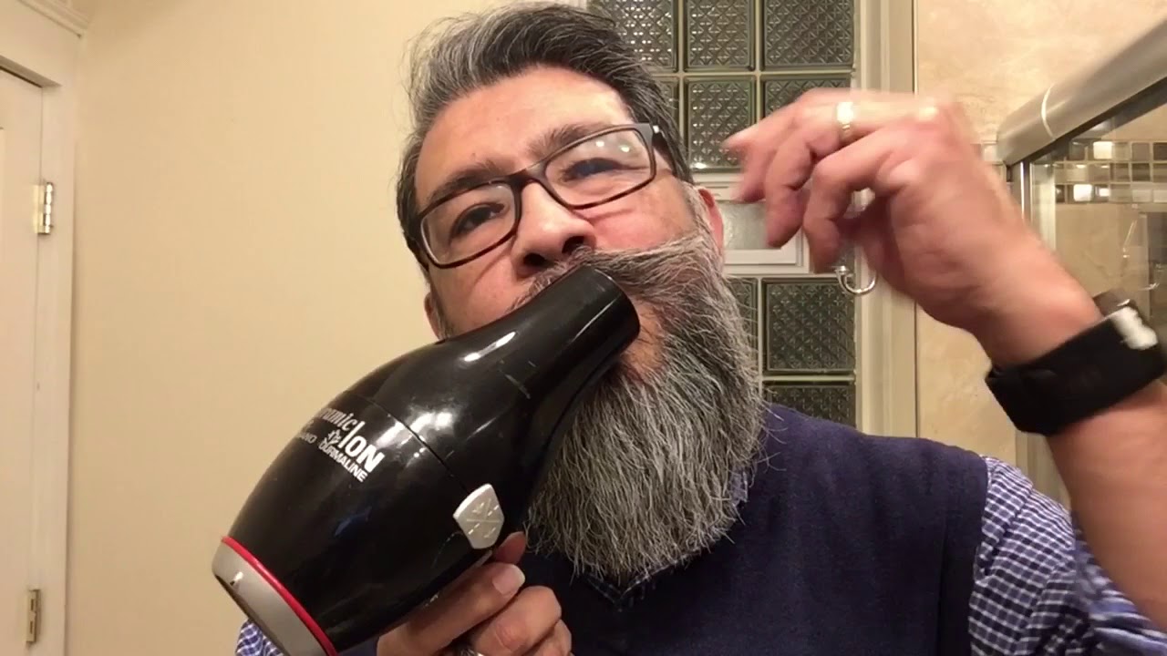 How to Blow Dry your Beard