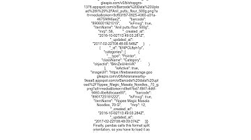 ValueError Expected object or value when reading json as pandas dataframe