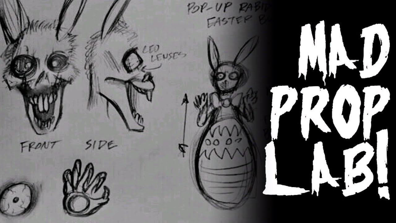 “Pop-Up Rabid Easter Bunny” | Halloween Prop Concept | Mad Prop Lab!