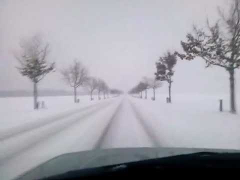 Pinin on snowy road .mp4 @Madpegasusmax